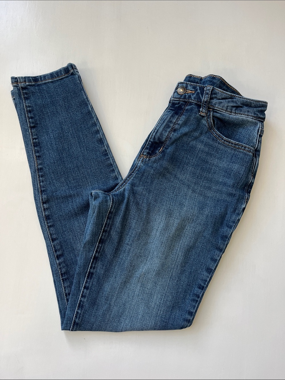 SONOMA High Waisted Skinny Blue Denim Jeans